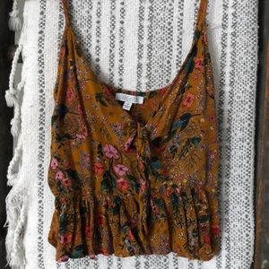 FLORAL CROP TOP